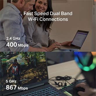 Mercusys MA30N Nano AC1300 1,3Gb/s USB-A Dual-Band Wi-Fi hálózati adapter