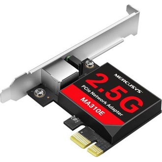 Mercusys MA310E 2,5Gb/s PCIe x1 RJ45 hálózati adapter low profile
