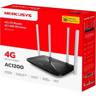 Mercusys MB135-4G AC1200 Dual-Band Wi-Fi 4G/LTE router