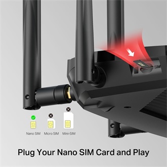 Mercusys MB235-4G AC1200 Dual-Band Wi-Fi 4G/LTE router