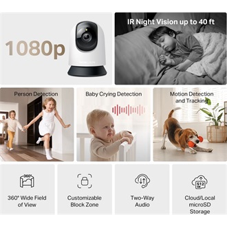 Mercusys MC200 Wi-Fi smart home IP kamera