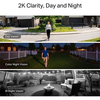 Mercusys MC410 KIT Wi-Fi smart home kültéri IP kamera + napelem 5200mAh IP65