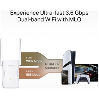 Mercusys ME25BE BE3600 Dual-Band Wi-Fi range extender