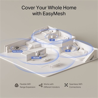 Mercusys ME25BE BE3600 Dual-Band Wi-Fi range extender