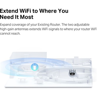 Mercusys ME60X AX1500 Dual-Band Wi-Fi range extender
