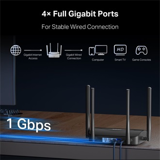 Mercusys MR25BE BE3600 Dual-Band Wi-Fi router