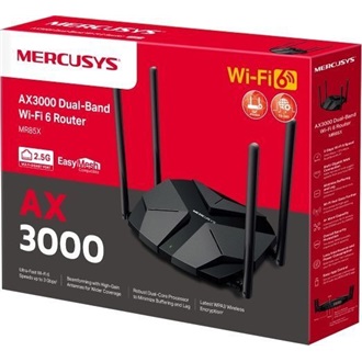 Mercusys MR85X AX3000 Dual-Band Wi-Fi router