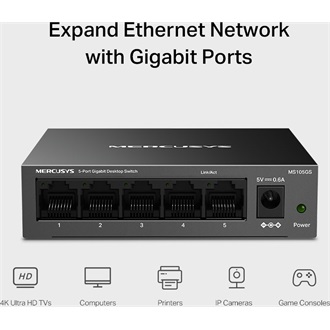 Mercusys MS105GS switch