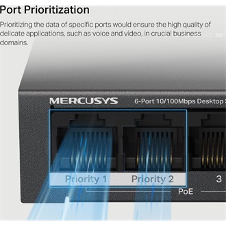 Mercusys MS106LP PoE switch