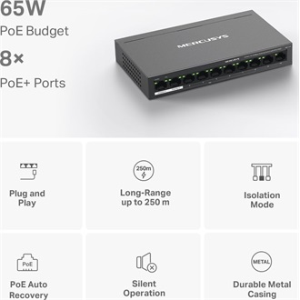Mercusys MS110P PoE switch