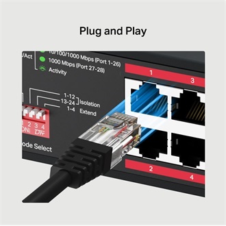Mercusys MS128GP switch