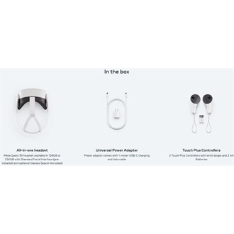 Meta Meta Quest 3S Mixed Reality 128GB AR headset fehér