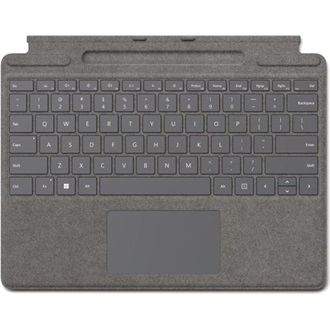 Microsoft Surface Pro 8/9 Signature Keyboard 13" tablet billentyűzet-tok szürke (UK-HU gravírozás)