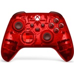 Microsoft Xbox Series X/S Bluetooth / USB-C gamepad játékvezérlő piros-átlátszó (Pulse Cipher)