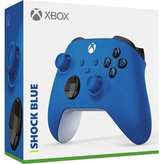 Microsoft Xbox Series X/S Bluetooth / USB-C gamepad játékvezérlő kék-fehér (Shock Blue)