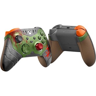 Microsoft Xbox Series X/S Bluetooth / USB-C gamepad zöld-szürke (Doom The Dark Ages Limited Edition)