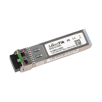 MikroTik, 1.25G SM 80km 1550nm, MM, DDM (S-55DLC80D)