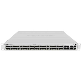 MikroTik CRS354-48P-4S+2Q+RM PoE rack switch