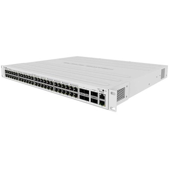 MikroTik CRS354-48P-4S+2Q+RM PoE rack switch