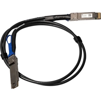 MikroTik CRS812 DDQ 400G QSFP-DD - QSFP-DD M/M adatkábel Direct Attach (DAC) 1m fekete