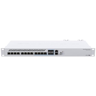 MikroTik, Cloud Router Switch 312-4C+8XG-RM with RouterOS L5, 1U rack