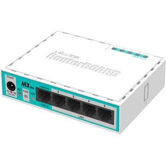 MikroTik RB750r2 hEX lite PoE router