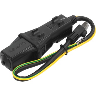 MikroTik RBGESP Ethernet túlfeszültségvédő fekete