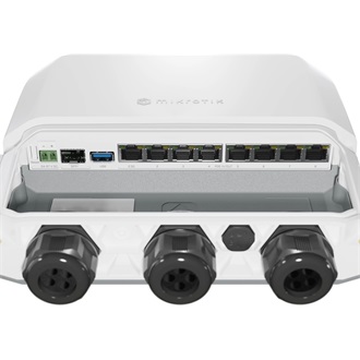 MikroTik RouterBOARD RB5009UPR+S+OUT kültéri PoE router