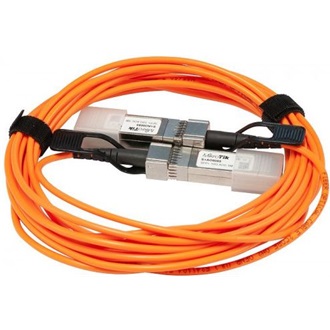 MikroTik 10Gbit/s SFP+ -> SFP+ M/M adatkábel Direct Attach (DAC) 5m narancssárga