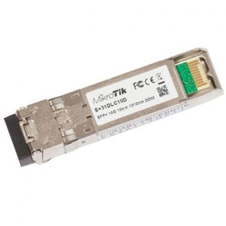 MikroTik S+31DLC10D 10GbE SFP+ LR-LC (SM) 1310nm for CCR1036-8G-2S+/EM Unit