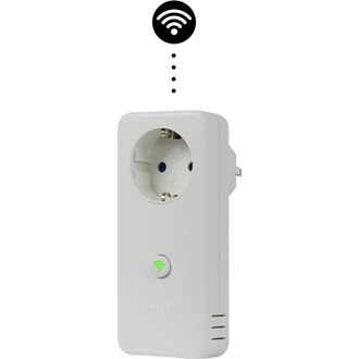 Mill Heater WIFI Socket 3 smart home 1db villásdugó CEE 7/3 (EU) smart plug fehér