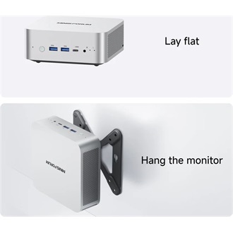 MINISFORUM AI X1-255 UCFF Ultra Compact barebone desktop számítógép