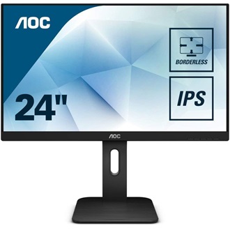 AOC X24P1 24" IPS LED monitor fekete