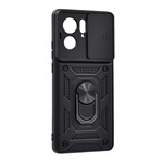 Motorola Edge 40 5G Gigapack Defender szilikon telefonvédő ütésállóság, kameravédő, FEKETE