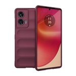 Motorola Edge 50 Fusion 5G Gigapack Szilikon telefonvédő ütésállóság, 3D, BORDÓ