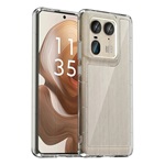 Motorola Edge 50 Ultra 5G Gigapack Szilikon telefonvédő ütésállóság, átlátszó hátlap, ÁTLÁTSZÓ