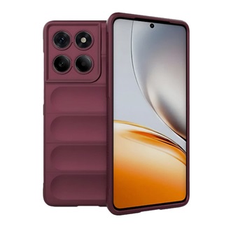 Motorola Edge 60 5G GIGAPACK Szilikon telefonvédő ütésállóság, 3D, BORDÓ