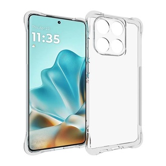 Motorola Edge 60 Fusion 5G GIGAPACK Szilikon telefonvédő ütésállóság, légpárnás sarok, ÁTLÁTSZÓ