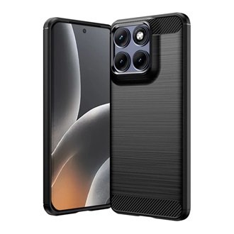 Motorola Edge 70 Fusion GIGAPACK Szilikon telefonvédő ütésállóság, karbon minta, FEKETE