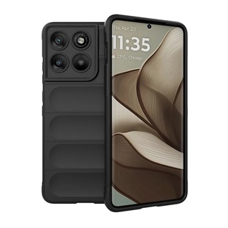 Motorola Edge 70 GIGAPACK Szilikon telefonvédő ütésállóság, 3D, FEKETE