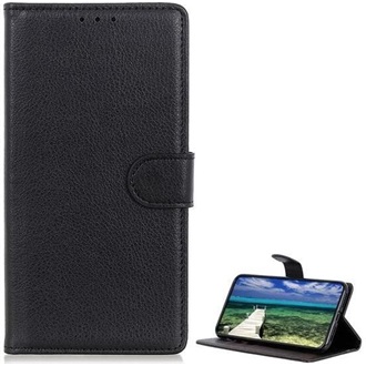 Motorola Edge 70 GIGAPACK Tok álló, bőr hatású FLIP, prémium, FEKETE