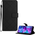 Motorola Edge 70 GIGAPACK Tok álló, bőr hatású FLIP, prémium, FEKETE