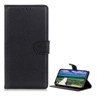 Motorola Moto E14 4G Gigapack Tok álló, bőr hatású FLIP, prémium, FEKETE