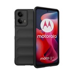 Motorola Moto E14 / G24 GIGAPACK Szilikon telefonvédő ütésállóság, 3D, FEKETE