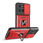 Motorola Moto G15 GIGAPACK Defender szilikon telefonvédő ütésállóság, kameravédő, PIROS