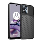 Motorola Moto G23 Gigapack szilikon telefonvédő ütésállóság, dombor minta, FEKETE