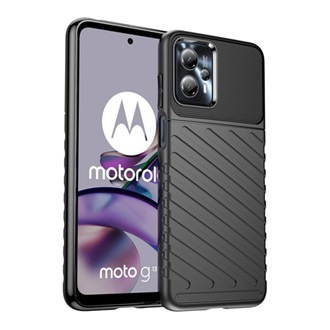 Motorola Moto G23 Gigapack szilikon telefonvédő ütésállóság, dombor minta, FEKETE