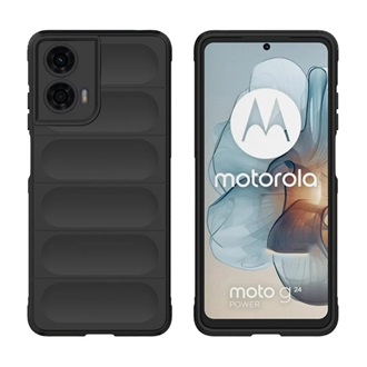 Motorola Moto G24 Power GIGAPACK Szilikon telefonvédő ütésállóság, 3D, FEKETE