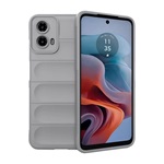 Motorola Moto G34 5G GIGAPACK Szilikon telefonvédő ütésállóság, 3D, VILÁGOSSZÜRKE