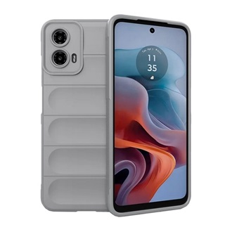 Motorola Moto G34 5G GIGAPACK Szilikon telefonvédő ütésállóság, 3D, VILÁGOSSZÜRKE